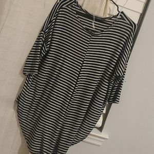 Black and white soft shirt